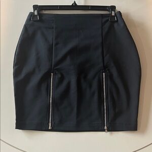 NWT by the way. Black Zipper Skirt